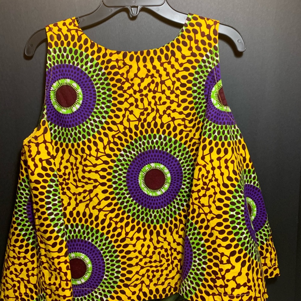 Ethnic Flare Tank Top, M/L